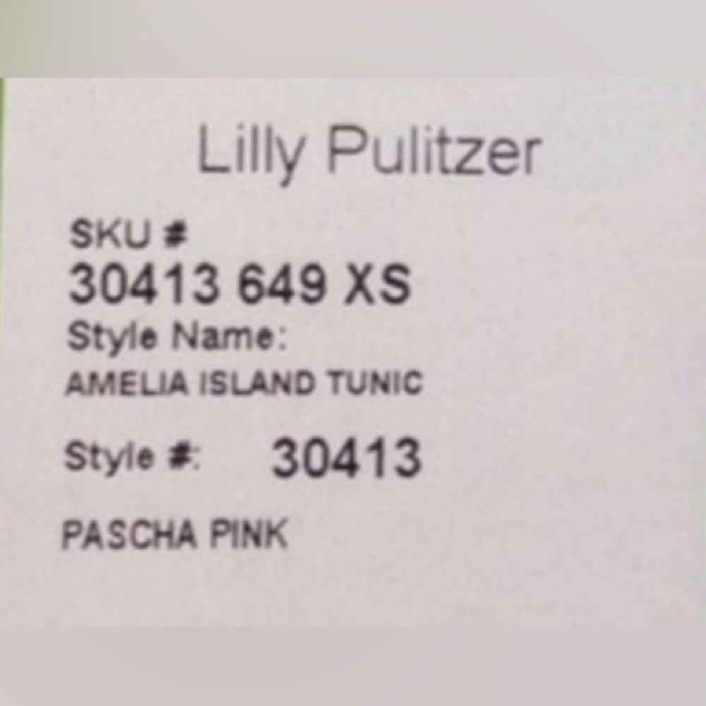Lilly Pulitzer Amelia Island Tunic Top in Pascha Pink XXS - Picture 5 of 6